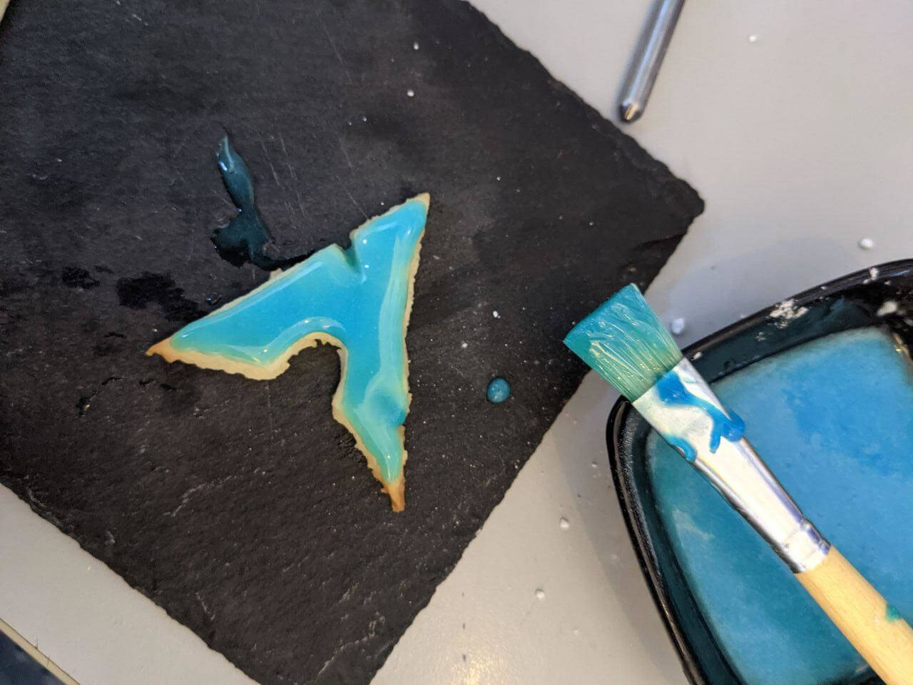 An Arch Cookie during theme installation