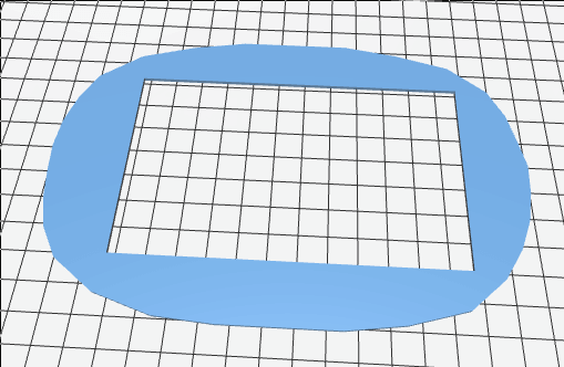 a screenshot of the STL for the display part