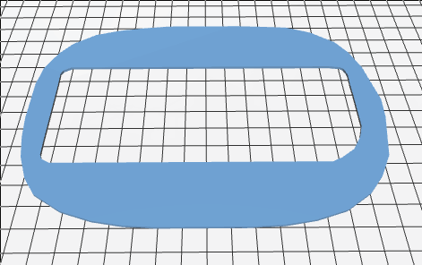 a screenshot of the STL for the keyboard part