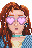Pixel portrait of Kati